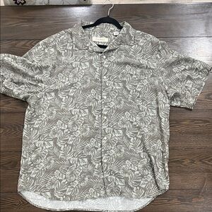 Tommy Bahama Gray Floral Men's Shirt